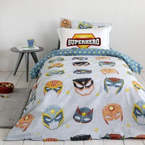Σεντόνια Παιδικά Superheroes (Σετ 3τμχ) Multi Nima Μονό 170x255cm 100% Βαμβάκι