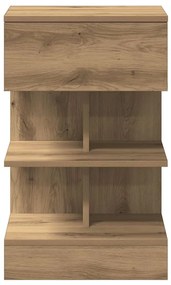 vidaXL Κομοδίνο ντουλάπι Artisan Oak 40x35x65 cm Κατασκευασμένο ξύλο