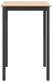 vidaXL Τραπέζι μπαρ Φυσικό 110 x 55 x 105 εκ. Στερεά ξυλεία πεύκου