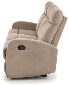 OSLO 3S sofa with recliner function color: beige DIOMMI V-CH-OSLO_3S-SOFA-BEŻOWY