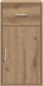 vidaXL Πλαϊνό γραφείο Artisan Oak 38 x 34 x 75 εκ