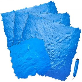 VEVOR Concrete Stamps Mat 36 in &amp; 18 in 4 pcs Texturing Skin Polyurethane Molds