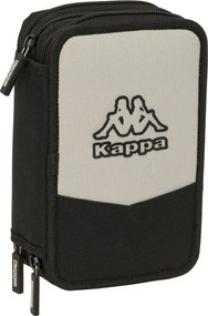 Κασετίνα Kappa Grey Μαύρο Γκρι 12,5 x 19,5 x 5,5 cm