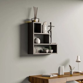 Ραφιέρα Τοίχου (62x18x62) A-G Piramit 854KLN1713 Anthracite