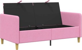 vidaXL Καναπές με Αποθήκευση Ροζ 152 x 78 x 87 εκ Πολυεστέρας