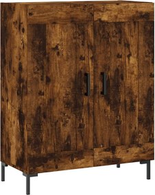 vidaXL Ντουλάπι Καπνιστή Δρυς 69,5x34x180 εκ. από Επεξεργασμένο Ξύλο
