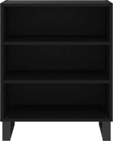 vidaXL Ραφιέρα Μαύρη 57 x 35 x 70 εκ. από Επεξεργασμένο Ξύλο