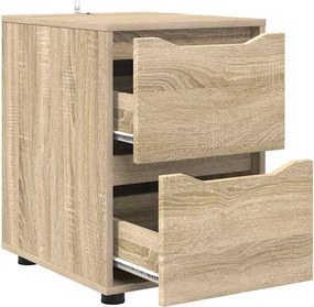 vidaXL Ντουλάπι αποθήκευσης Δρύς Sonoma 40 x 48 x 57 εκ