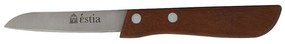 Μαχαίρι Αποφλοίωσης Με Ξύλινη Λαβή 01-6938 17.5cm Silver-Brown Estia Ανοξείδωτο Ατσάλι