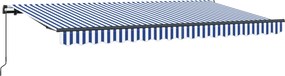 vidaXL Σκηνίτσα Αναδιπλούμενη Μπλε 400 x 200 cm ύφασμα
