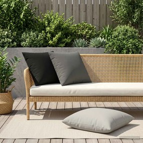 vidaXL Κάλυμμα Μαξιλαριού 2 pcs HEERLEN Γκρι 60 x 60 cm Πολυεστέρας