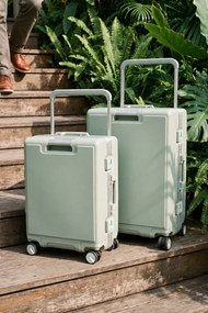 Stewehome Σετ 2 τεμαχίων βαλίτσες από πολυανθρακικό μεσαίου και καμπίνας σετ βαλίτσας 54x41x25 cm