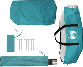 vidaXL Οικογενειακή Σκηνή Πράσινη αδιάβροχη