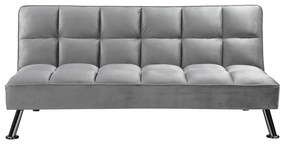 Καναπές Κρεβάτι ArteLibre ALIKA Ανοιχτό Γκρι 190x92x83cm