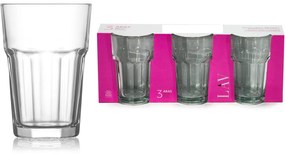 Ποτήρια Long Drink Aras Γυαλί 365cc 3Τμχ