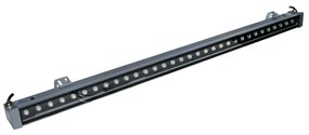 Adeleq Προβολέας Led Ισχύος Επιμήκης 1Μ 36W 230V 10o Μπλε Ip65 Γραφίτης 3-70364