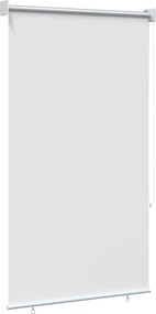 vidaXL Ρολό Κουρτίνα UV Προστασία Λευκό 80 x 230 cm Πολυεστέρας