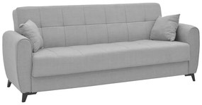 Σετ σαλονιού 2τεμ Lincoln pakoworld ύφασμα σε γκρι-μπεζ απόχρωση