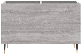 vidaXL Δισκοθήκη Γκρι Sonoma 74,5 x 38 x 48 εκ. από Επεξεργασμένο Ξύλο