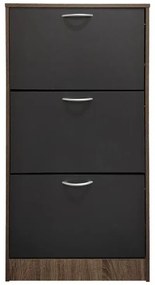 Παπουτσοθήκη Savaz σε oak-ανθρακί απόχρωση 60x24x114εκ 60x24x114 εκ.