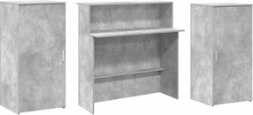 vidaXL Γραφείο υποδοχής 200x50x103,5 εκ. Επεξεργασμένο Ξύλο