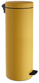 Κάδος Απορριμμάτων (Φ25x65) Pam &amp; Co 30lt 2565-603 Matt Yellow