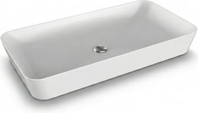 Creavit Ultra White Glossy 80x40 – Επιτραπέζιος Νιπτήρας Ultra-Thin