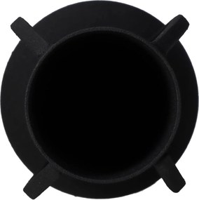 Βάζο ArteLibre Μαύρο Μέταλλο 11x11x24cm