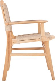 ΠΟΛΥΘΡΟΝΑ ΕΣΩΤ. ΧΩΡΟΥ HM9331.01 IGNACIO RUBBERWOOD-ΣΧΟΙΝΙ 61x56x83Υεκ.