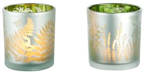 Θήκη Ρεσώ ArteLibre Γκρι Γυαλί 8cm Σε 2 Σχέδια-05160283
