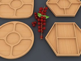 Intra απο ξύλο plywood 3mm-4mm πάχος Πίνακας κοπής ξύλινων σανίδων τυριού 81 Δίασταση 40x40 cm INTRAFABR-60981684