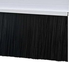 vidaXL Αυτοκόλλητες σφραγίδες πόρτας 2 pcs Λευκό 100 cm