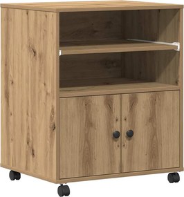 vidaXL Σταντ Εκτυπωτή Artisan Oak 60 x 48 x 74 εκ. Επεξεργασμένο Ξύλο
