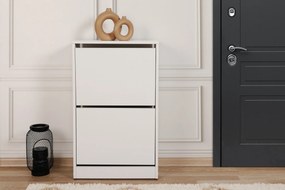Παπουτσοθήκη Λευκό PIZOR 51x26x84