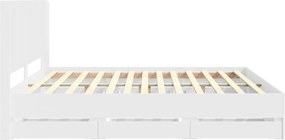 vidaXL Καλάθι με αποθήκη και κεφαλάρι Λευκό 180 x 200 cm