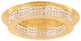 Πλαφονιέρα Φωτιστικό Οροφής 14xLED 3,15W Χρυσό Κρύσταλλο Dimmable Principe 39406 Eglo-39406-Χρυσό 39406