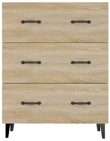 vidaXL Ντουλάπι Sonoma Δρυς 69,5 x 34 x 90 εκ. από Επεξεργασμένο Ξύλο