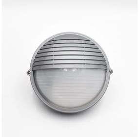 Απλίκα Φωτιστικό Τοίχου Με Σκιάδα E27 60W IP60 PARK Viokar-172710533-Γκρι 0172710533