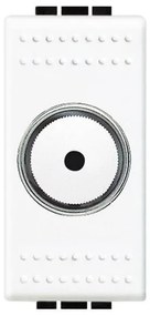 Περιστροφικός Ρυθμιστής Φωτισμού Dimmer 60-500W 1 ΣΤ Λευκό Bticino N4410N Legrand-N4402N-Λευκό N4402N
