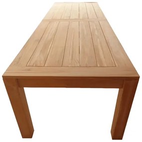 Τραπέζι Pablo  teak ξύλο σε φυσική απόχρωση 240x100x76εκ