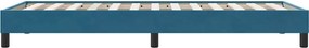 vidaXL Box Spring Κρεβάτι χωρίς στρώμα Σκούρο μπλε 80x210 cm Βελούδινο