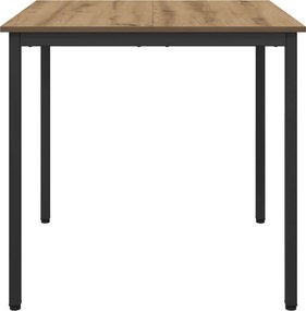 vidaXL Τραπεζαρίες 80 x 80 x 75 cm Επεξεργασμένο Ξύλο Artisan Δρυς