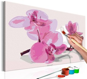 Πίνακας για να τον ζωγραφίζεις - Orchid Flowers 60x40