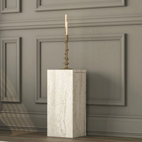 Βοηθητικό Τραπεζάκι Τραβερτίνη ACLON 20x18.2x45