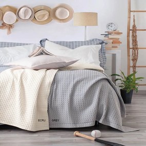 Κουβέρτα Πικέ Lexy Dark Blue Ρυθμός Υπέρδιπλo 230x250cm 100% Cotton