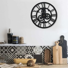 vidaXL 325168  Wall Clock Black 30 cm Acrylic