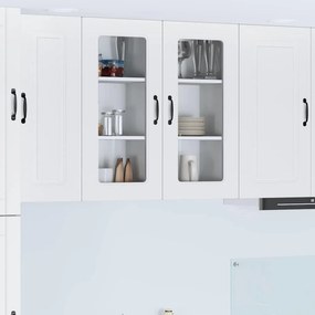 vidaXL Πάνελ πλυντηρίου πιάτων Kalmar Λευκό 40 x 31 x 80 εκ.
