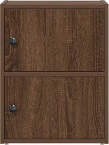 vidaXL Βιβλιοθήκη Καφέ Δρυς 40x24x52 εκ. από Επεξεργασμένο Ξύλο