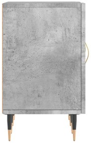 vidaXL Έπιπλο Τηλεόρασης Γκρι Σκυροδέματος 150x30x50 εκ. Επεξ. Ξύλο