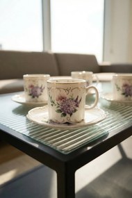 Stewehome Σετ πορσελάνινων φλιτζανιών καφέ για 6 άτομα Πολύχρωμο